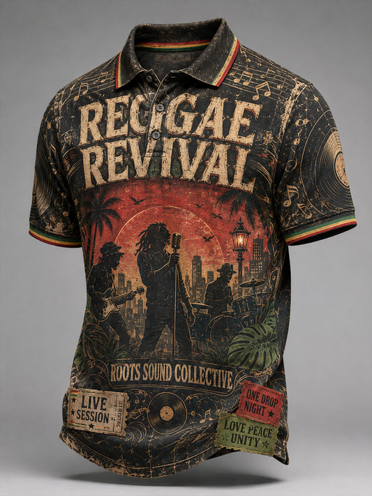 Men's Reggae Short Sleeves T-Shirt