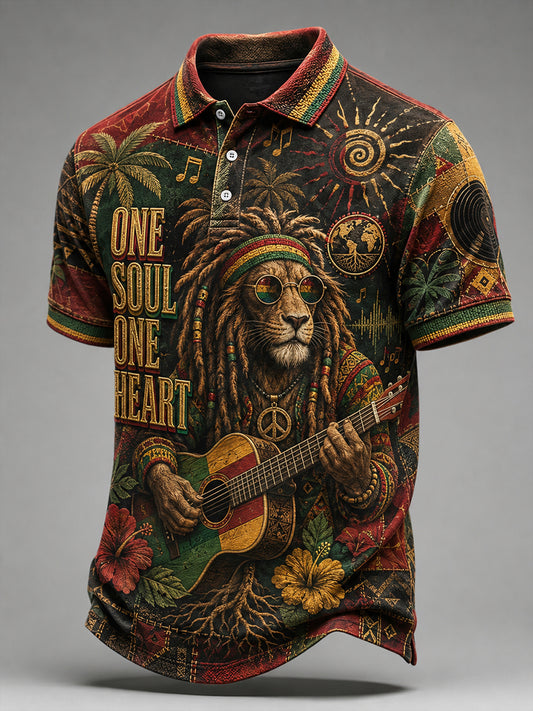Men's Reggae Short Sleeves T-Shirt