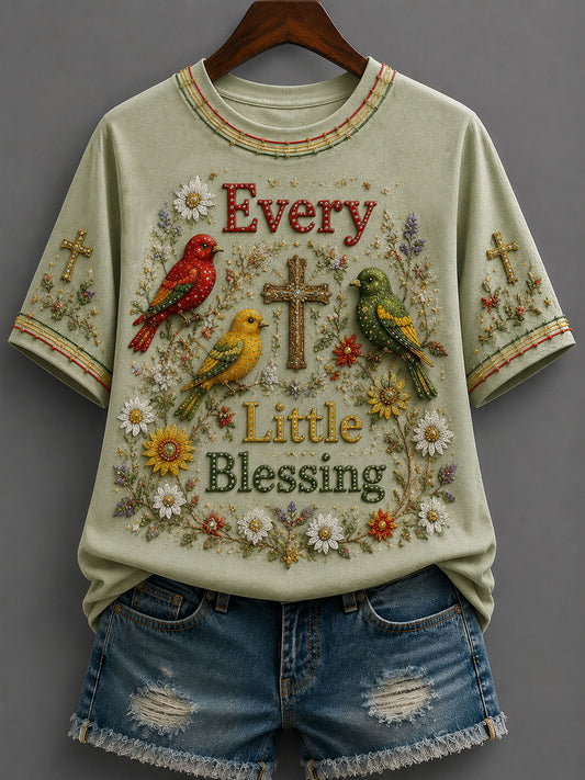 Every Little Blessing Bird Shirt