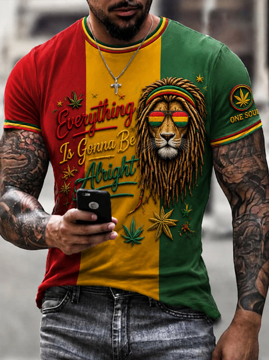 Casual T-Shirt for Retro Reggae Music Fans