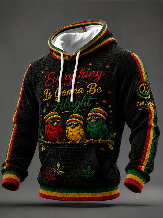 Classic Hoodie for Retro Reggae Music Fans