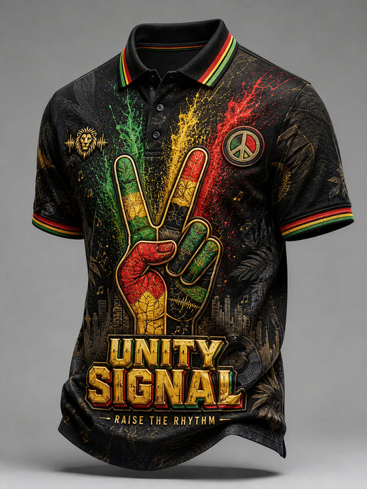 Men's Reggae Short Sleeve Shirt
