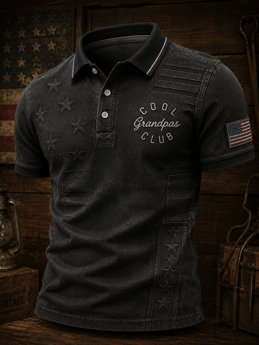 Men's Cool Grandpas Club Printed Shirt