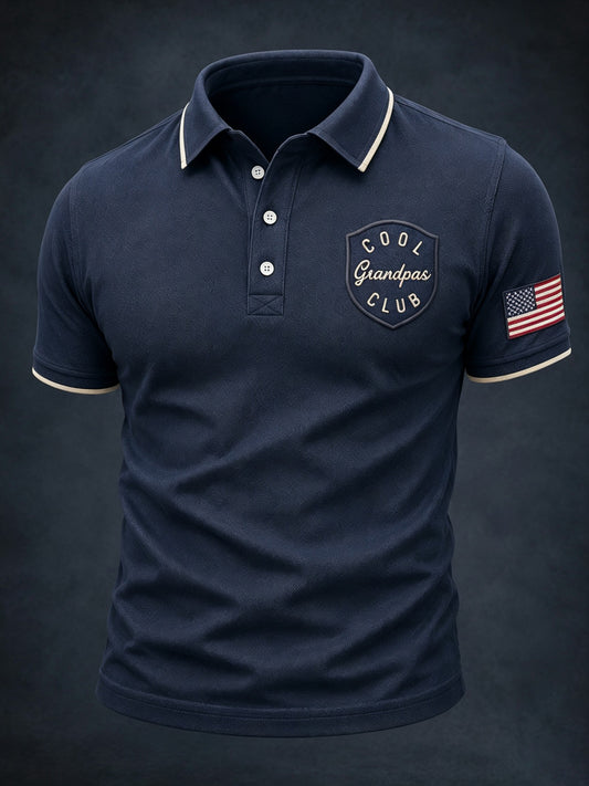 Men's Cool Grandpas Club Printed Shirt