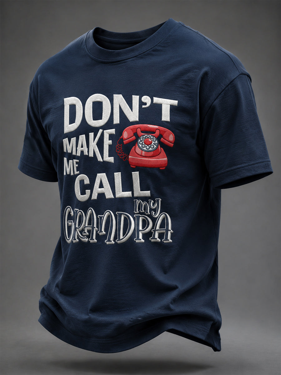 Men's Grandparents' Day Printed T-shirt