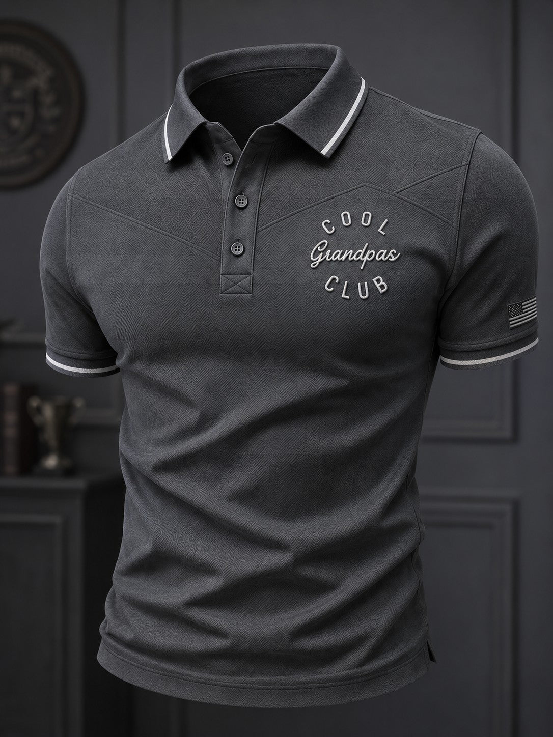 Men's Cool Grandpas Club Printed Shirt