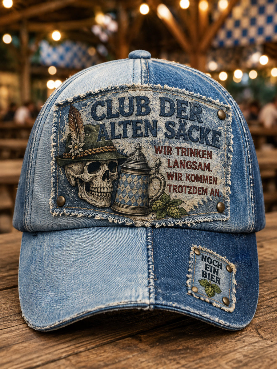 Unisex Funny Oktoberfest Print Cap
