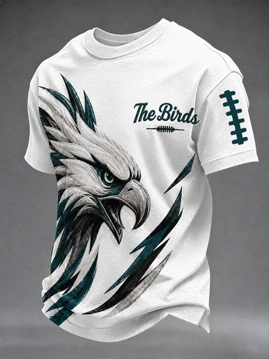 Men's Football Short Sleeves T-shirt