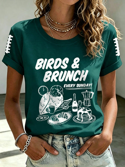 Women's Philly Football short-sleeved T-shirt