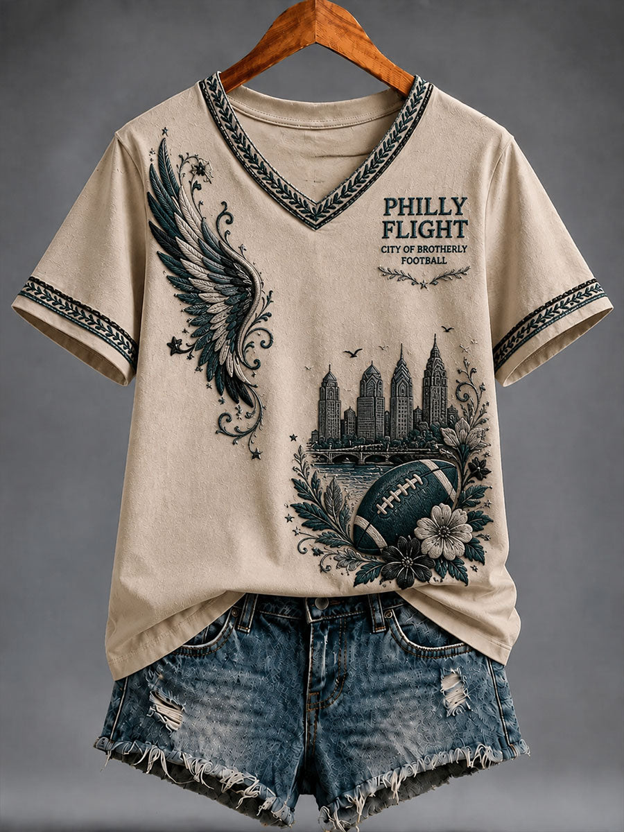 Women's PHILLY FLIGHT Short-sleeved T-shirt