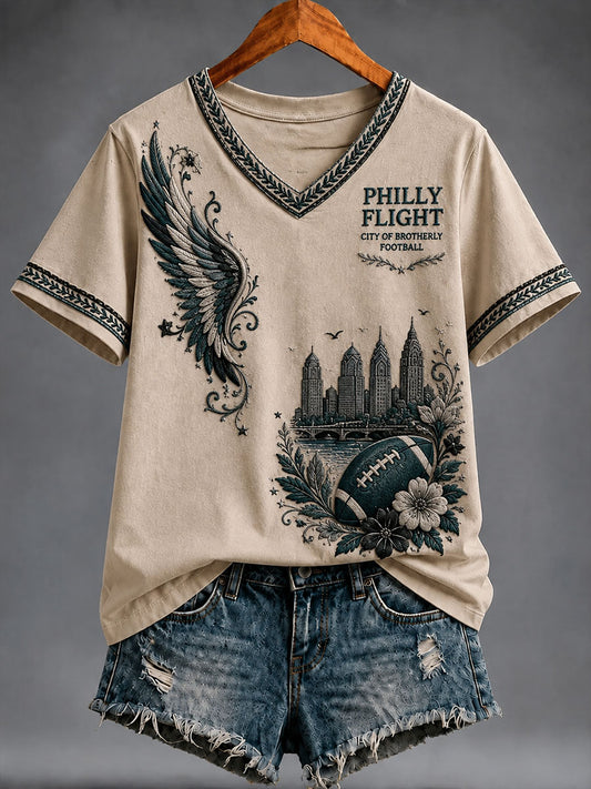 Women's PHILLY FLIGHT Short-sleeved T-shirt