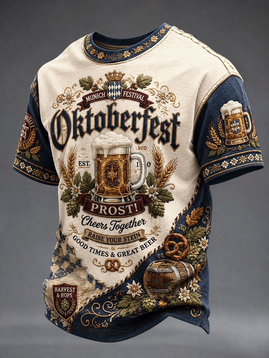 Men's Munich Oktoberfest Casual T-shirt