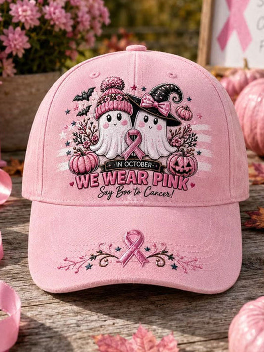 Unisex In October We Wear Pink Hat