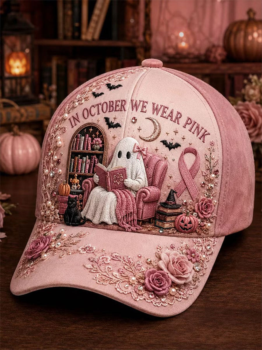 Unisex In October We Wear Pink Breast Cancer Awareness Hat
