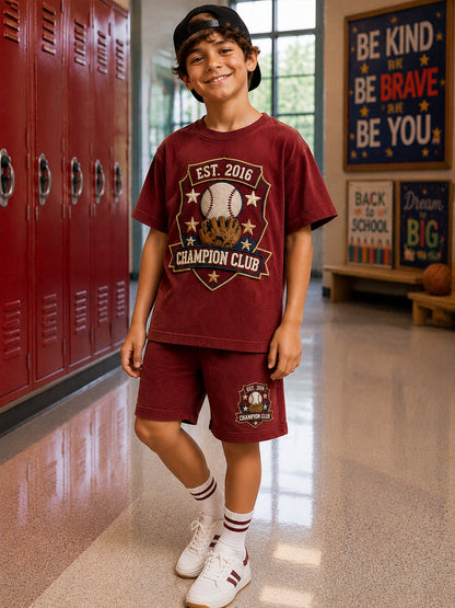 Back-to-School Baseball Outfit for Boys