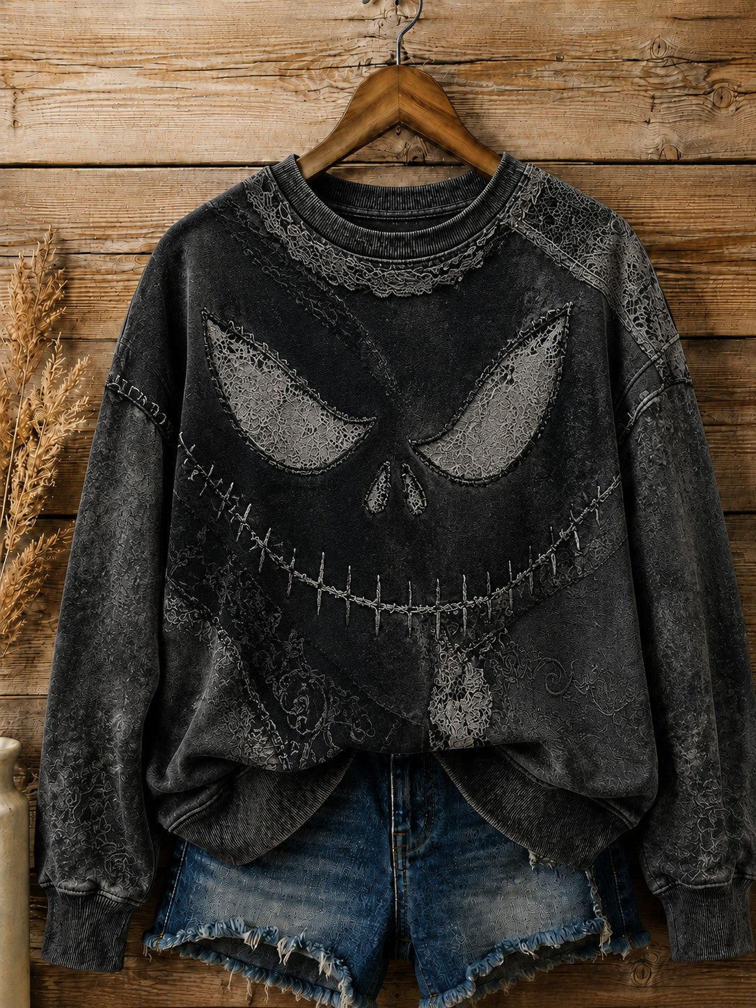 Women's Halloween Printed Sweatshirt