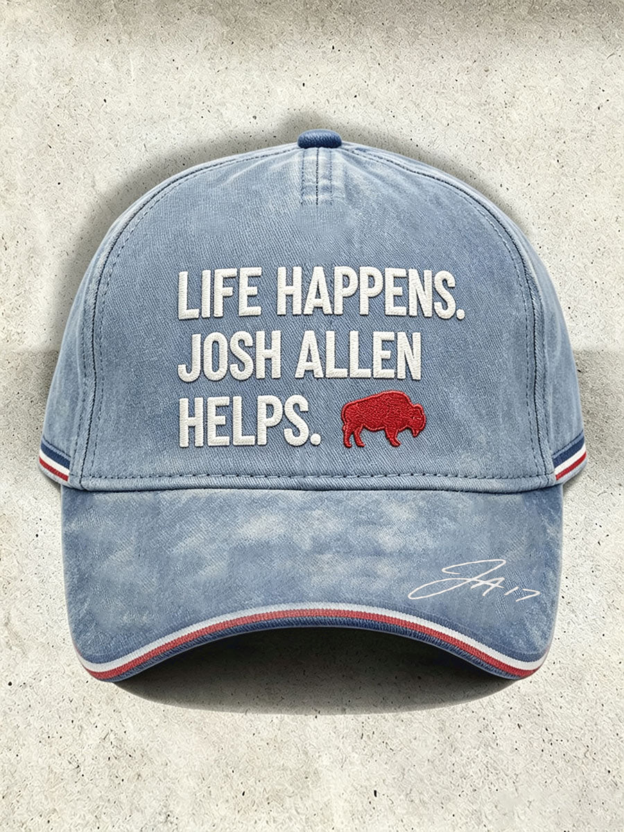 Unisex Football Lover Bulls BUF Art Printed Hat