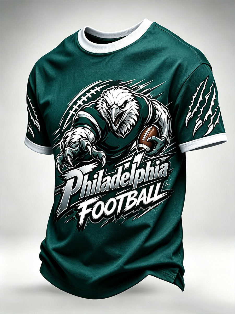 Men's Philadelphia Football Short Sleeves T-shirt