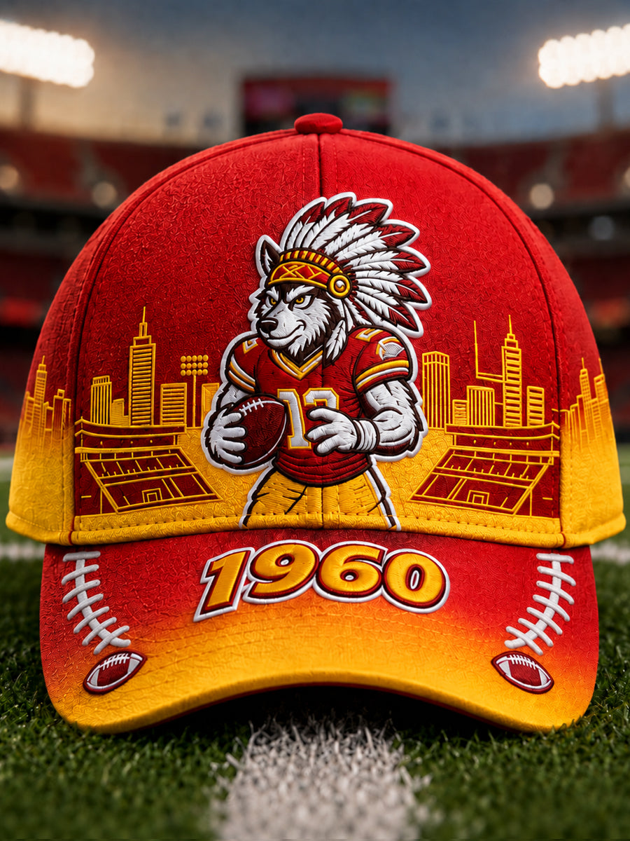 Unisex Football Gameday Gift For Football Fans  Print Hat