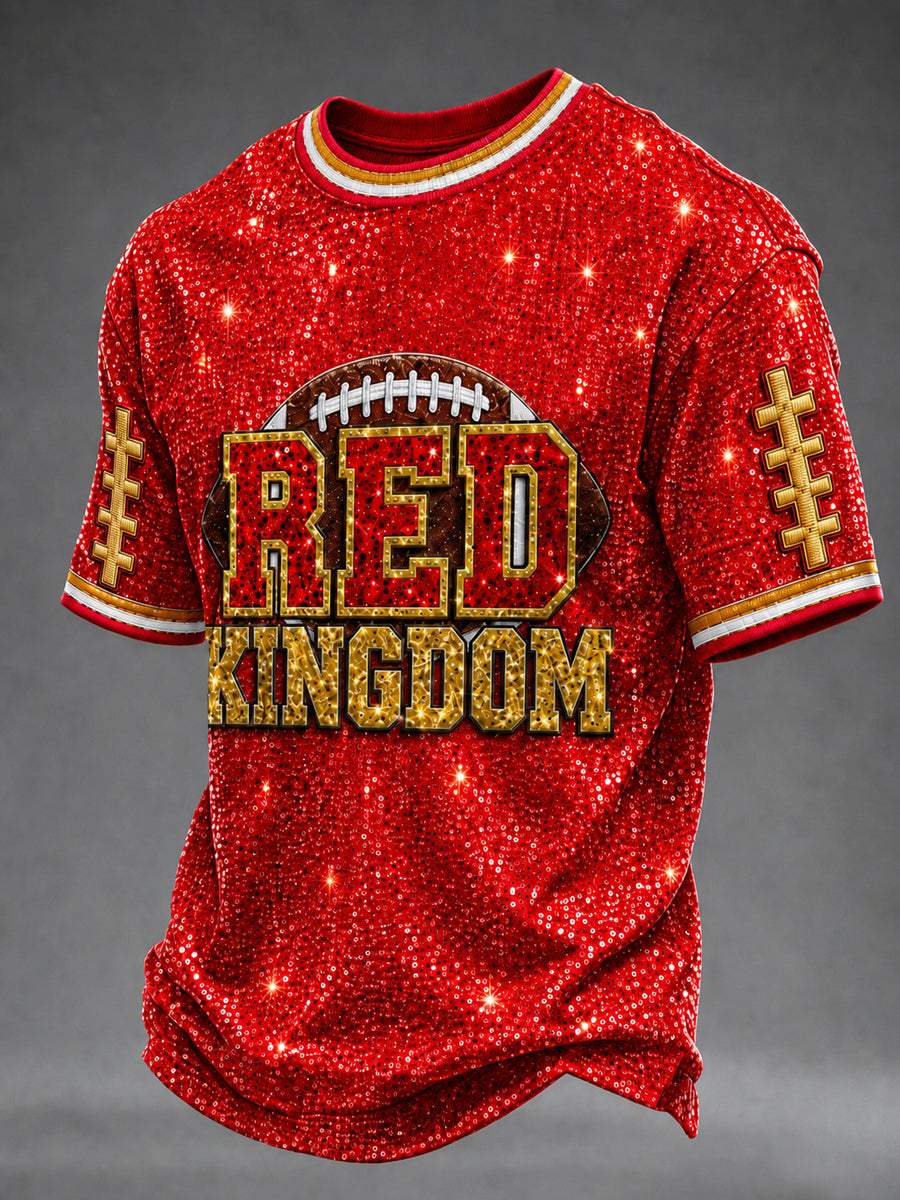 Men's Football Gameday Gift For Football Fans Short Sleeve T-shirt