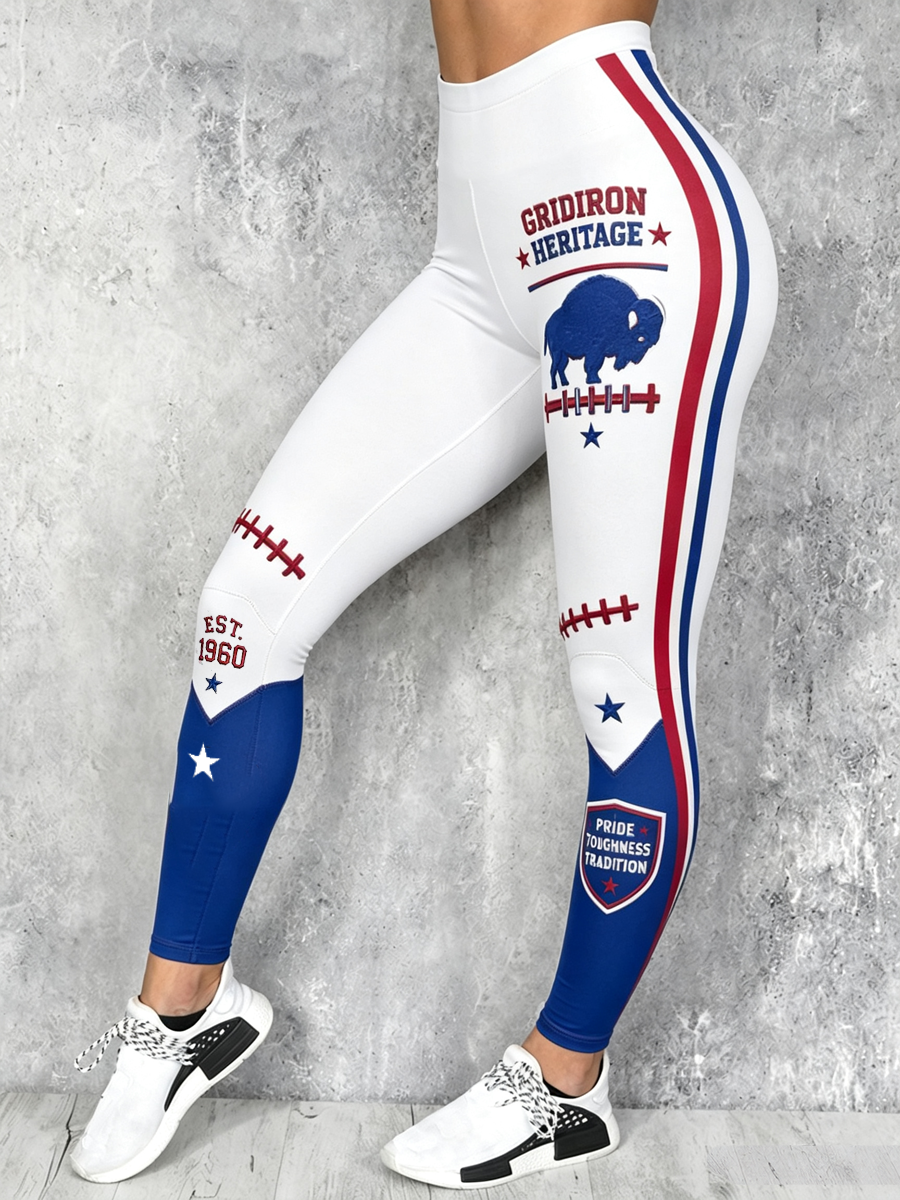 Women's Football Lover Bulls BUF Art Printed bottoms