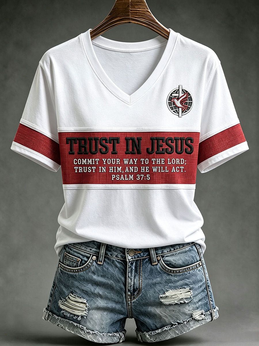 Women's Trust In Jesus Short-sleeved T-shirt