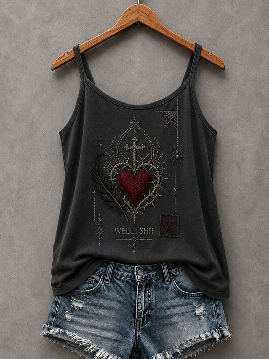 Women's Gothic Style  Tank Top