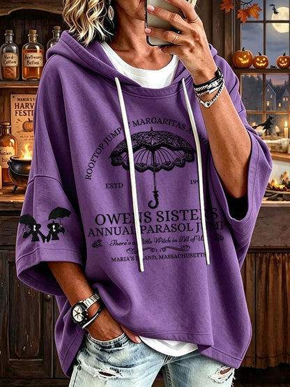 Women’s Owens Sisters Apothecary Witch Print Hoodie