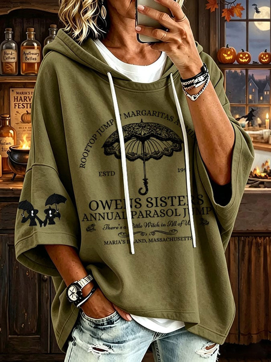 Women’s Owens Sisters Apothecary Witch Print Hoodie