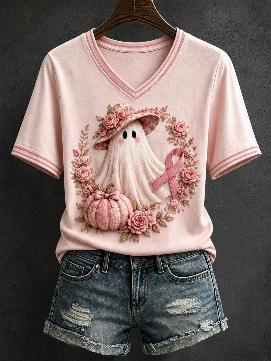 Women's Pink Halloween T-shirt