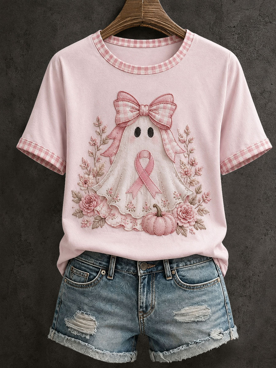 Women's Pink Halloween T-shirt