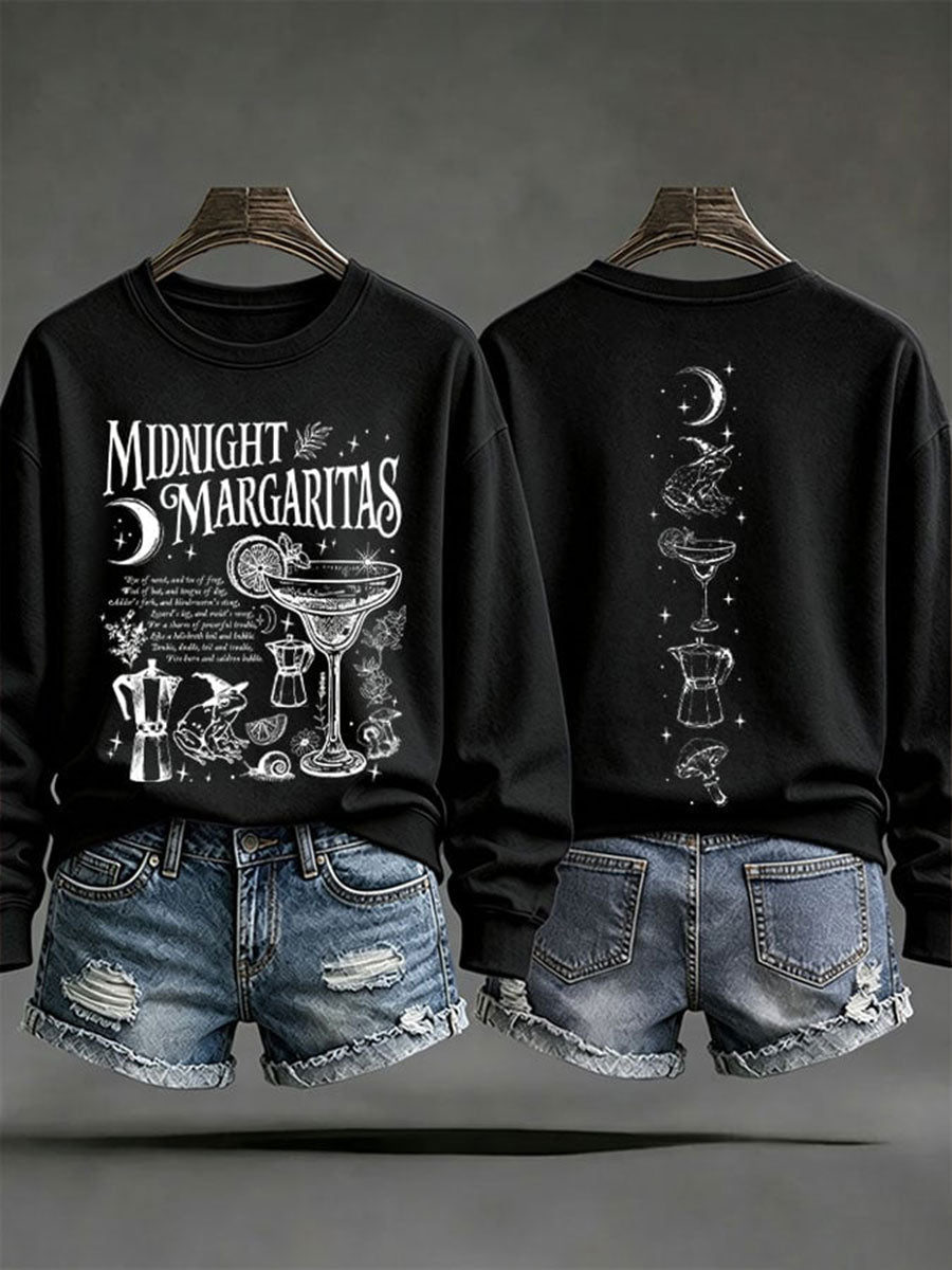 Women's Midnight Margaritas Regular Sweatshirt