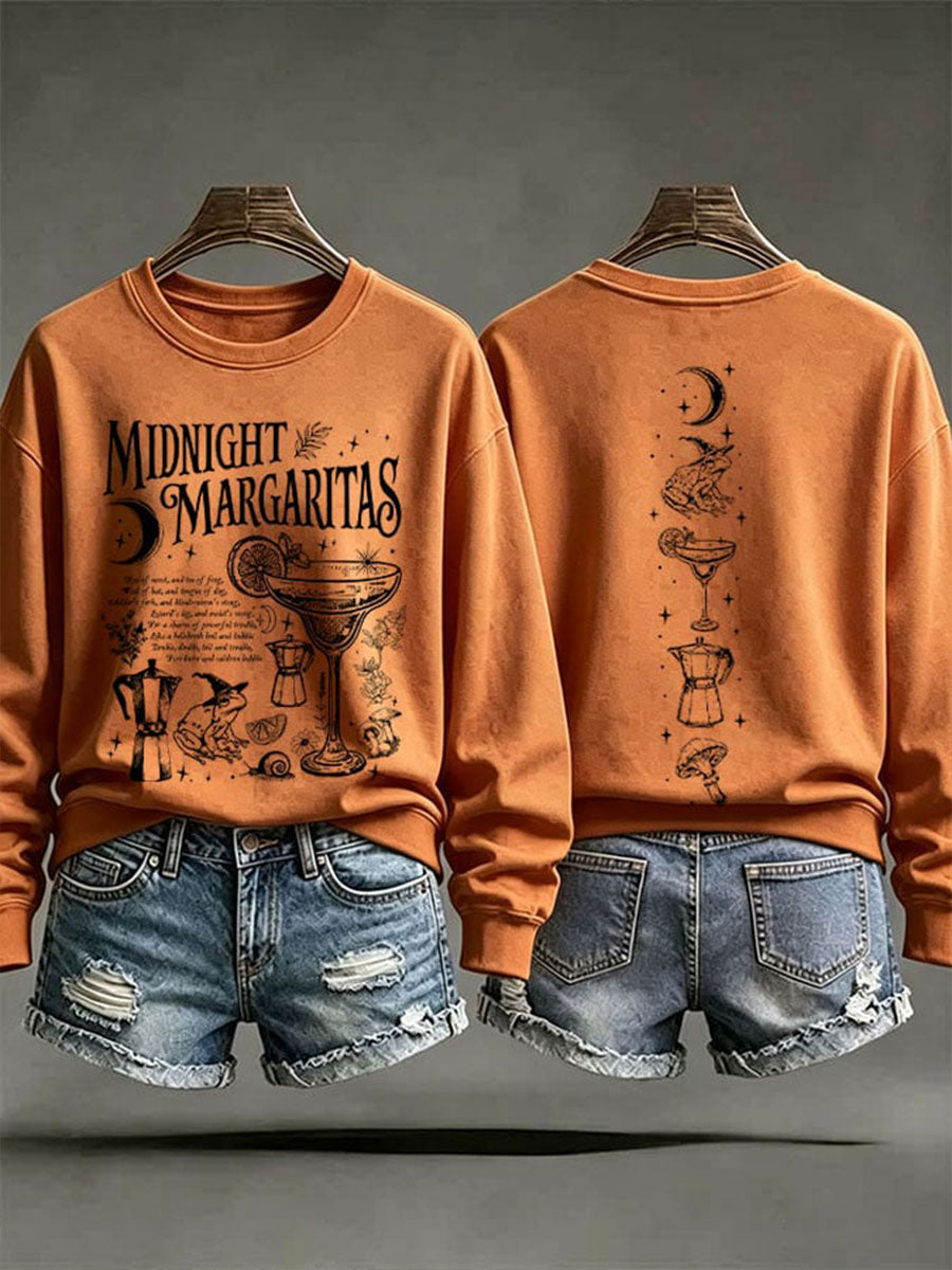 Women's Midnight Margaritas Regular Sweatshirt
