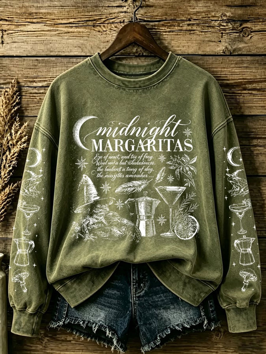 Women's Midnight Margaritas Regular Sweatshirt