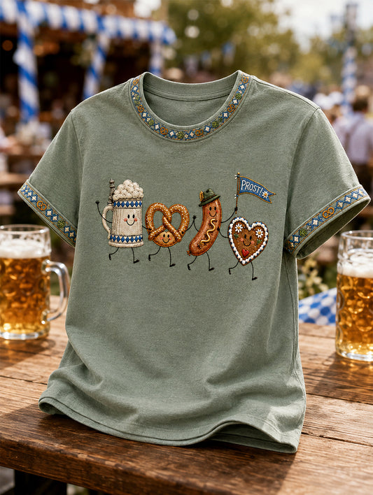 Men's Oktoberfest Prost! Print Casual Tee