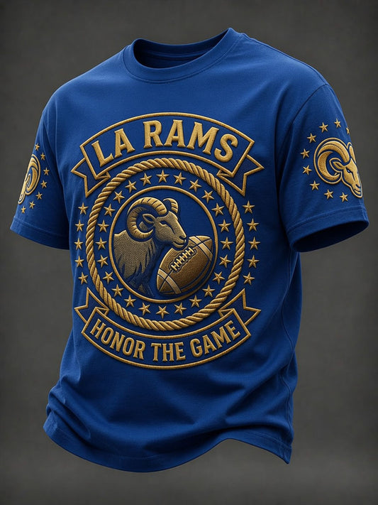 Men’s Football Los Angeles Rams Printed Casual T-Shirt
