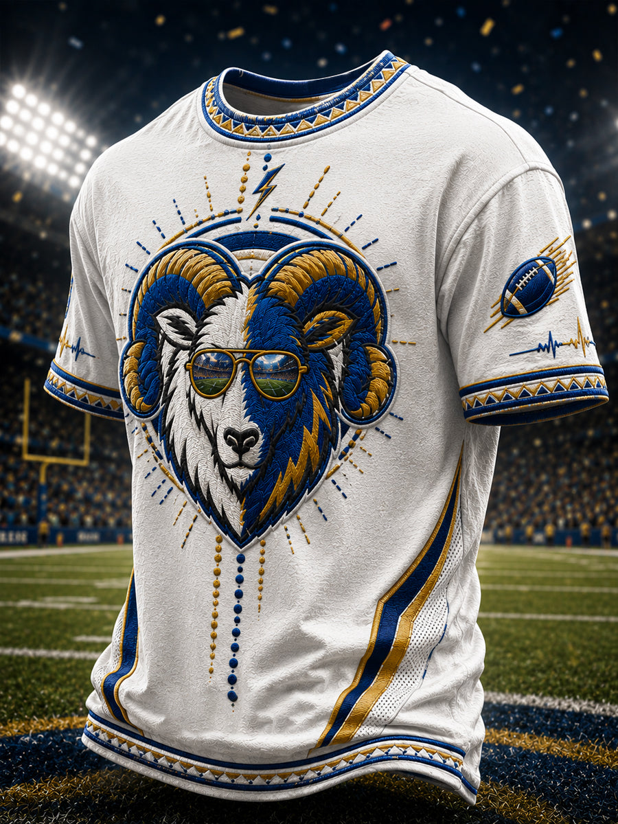 Men's Football Los Angeles Printed T-shirt