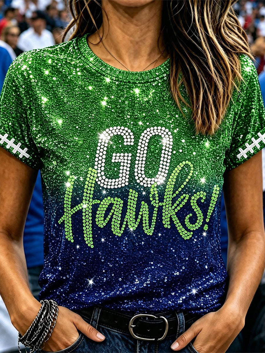 Women's Football Gameday Sporty Short-Sleeve T-Shirt