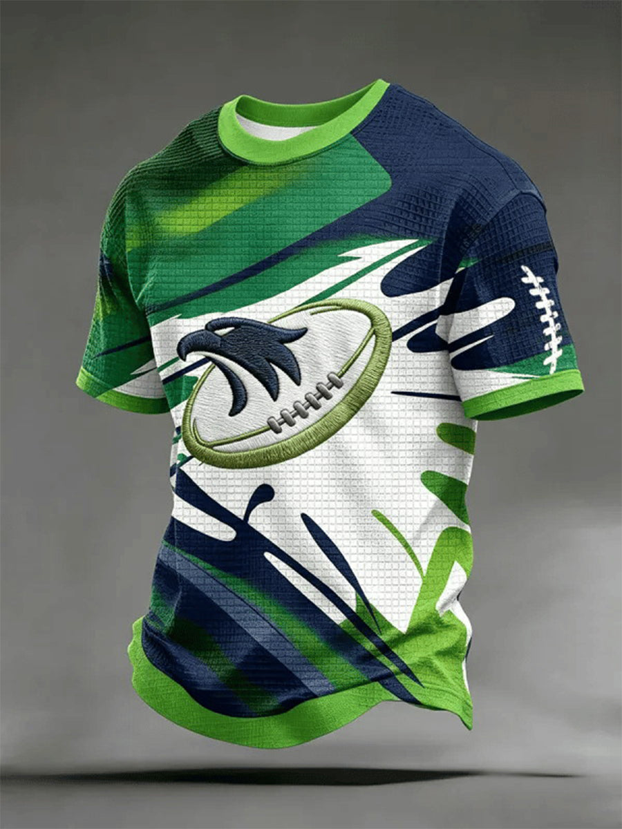 Men's Football Gameday Sporty  Waffle Short-Sleeve T-Shirt