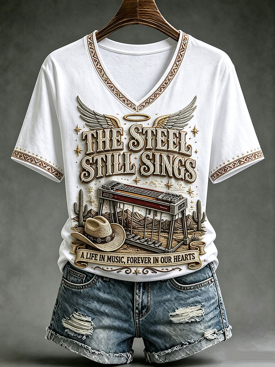 Women's The Steel Still Sings Short-sleeved T-shirt
