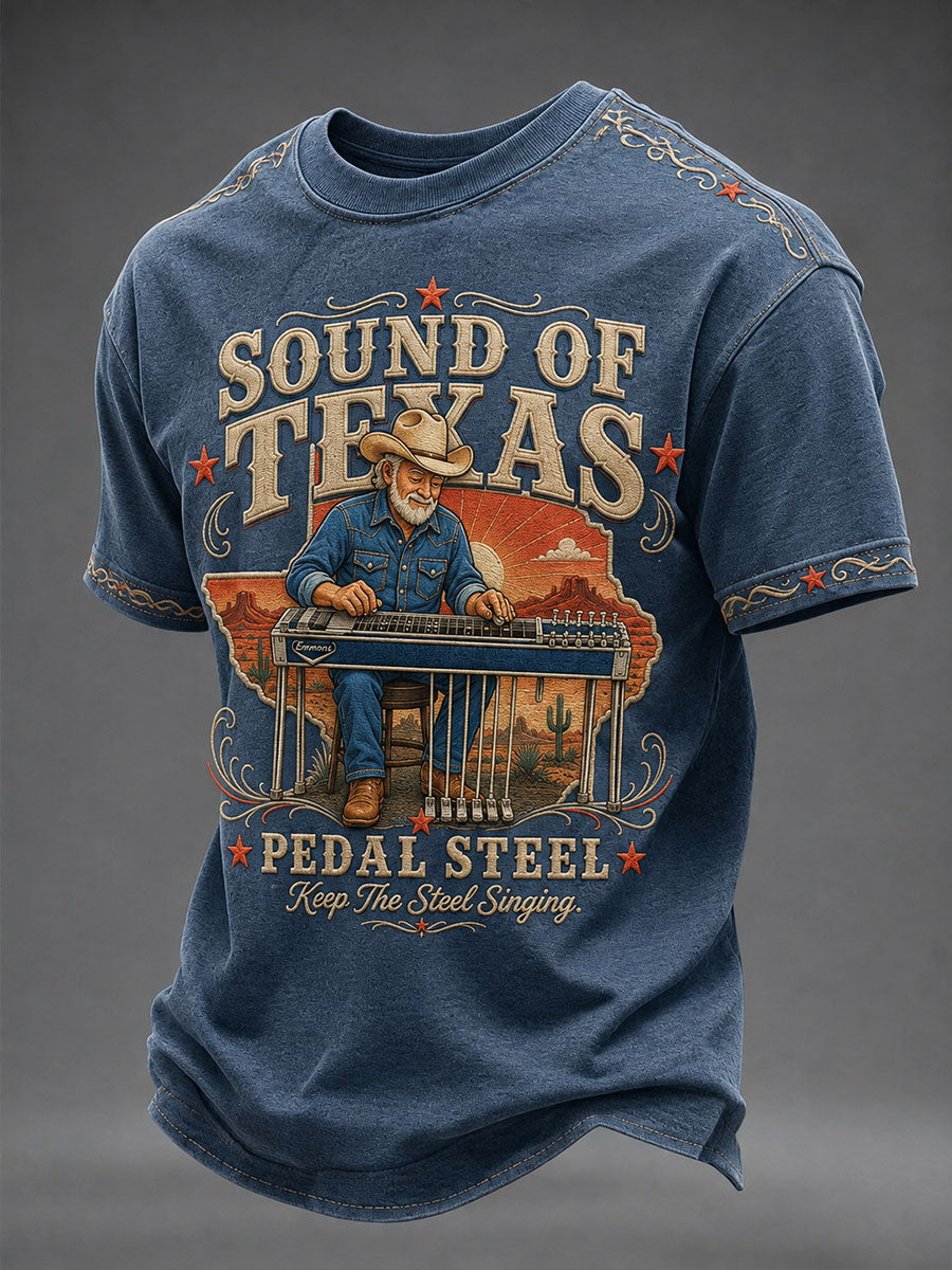 Men's Sound Of Texas Keep The Steel Singing T-shirt