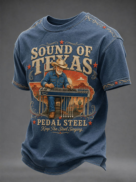 Men's Sound Of Texas Keep The Steel Singing T-shirt