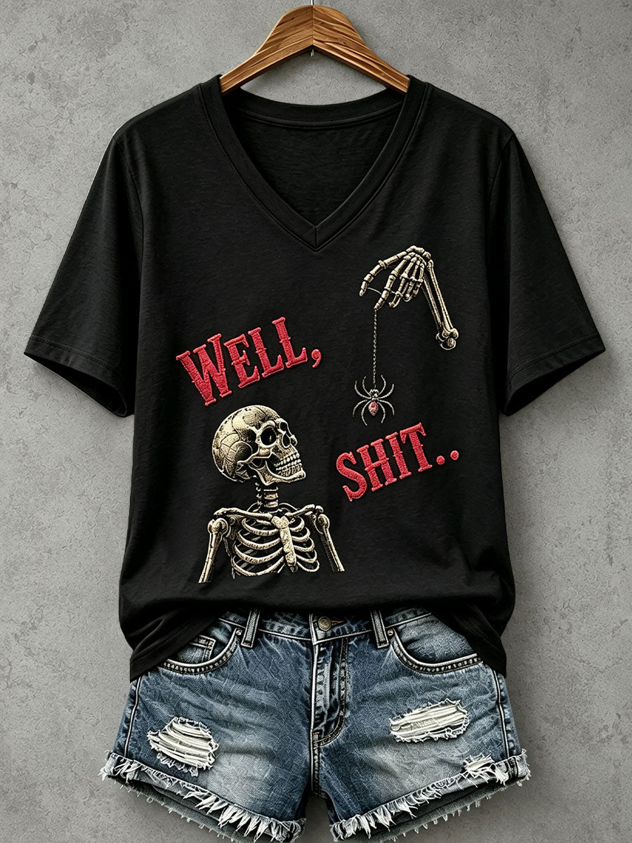 Women's Gothic Skull T-Shirt