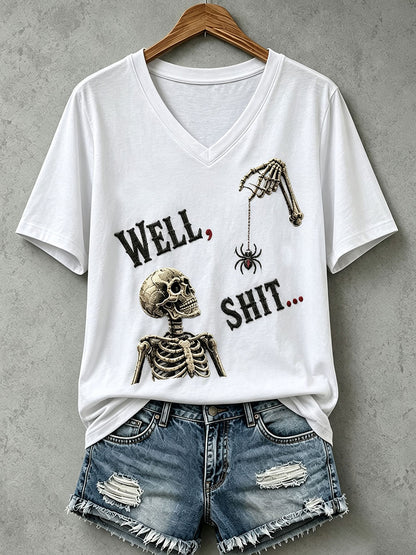 Women's Gothic Skull T-Shirt