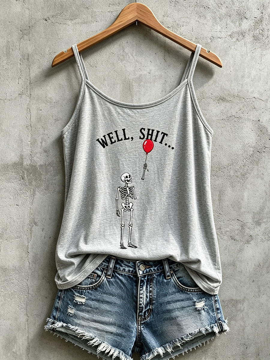 Women's Gothic Skull Tank Top