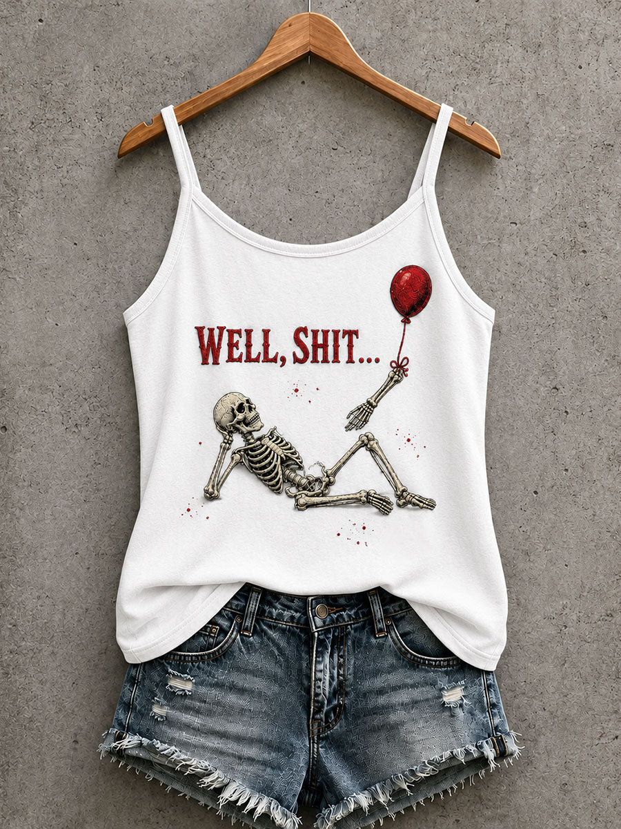 Women's Gothic Skull Tank Top