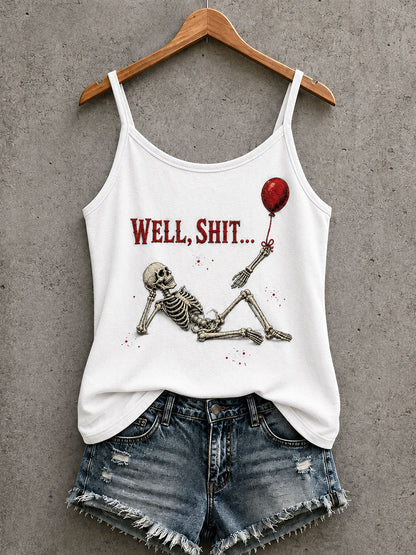 Women's Gothic Skull Tank Top