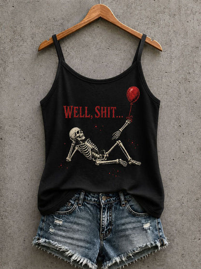 Women's Gothic Skull Tank Top