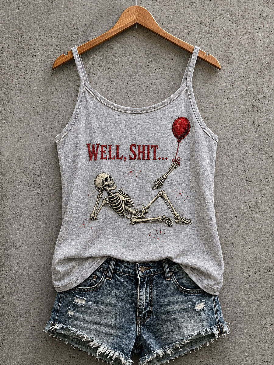 Women's Gothic Skull Tank Top