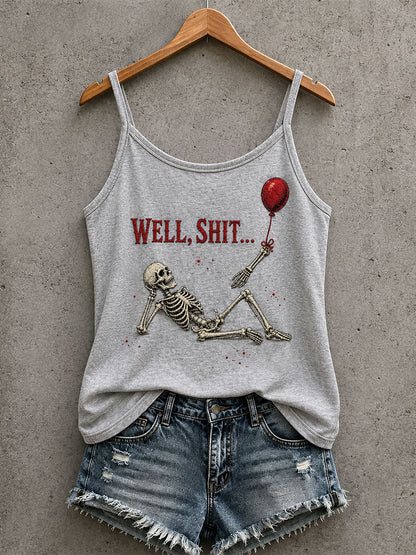 Women's Gothic Skull Tank Top